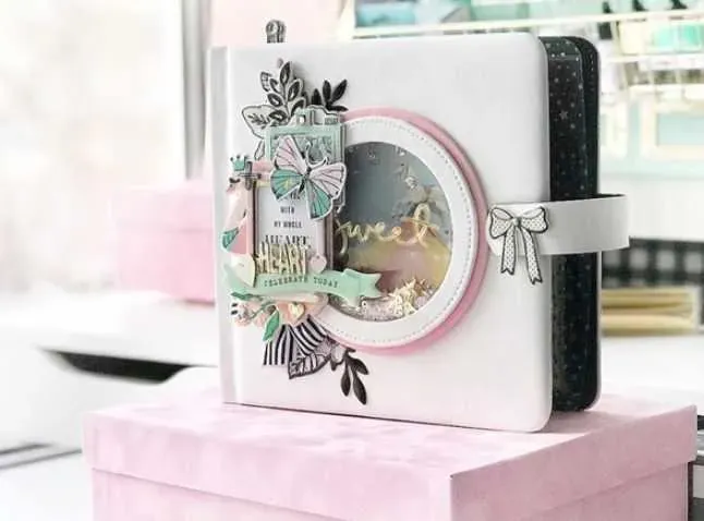 [Скрапбукинг]  МК по альбому из коллекции «Carousel» от Crate paper (Юлия Тищенко)