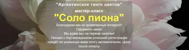 Соло пиона (Татьяна Букреева)