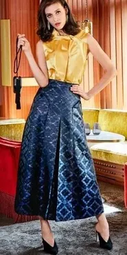 [Burda Style] Юбка №123. Выкройка из Burda №1-2019
