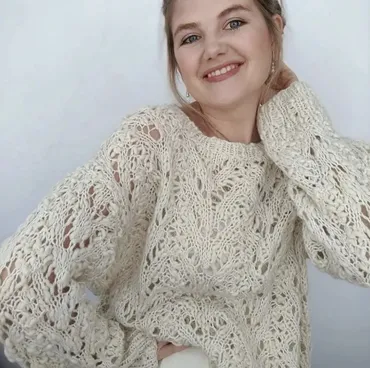 [morozova_ja] Джемпер Фактурный ажур (Юлия Морозова)