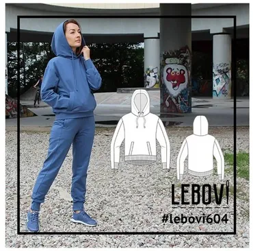 Свитшот Lebovi 604. Размеры 40-50, рост 164  (Lebovi)