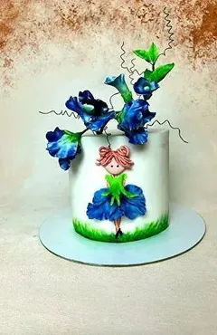 [Gala.cake.couture] Торт девочка весна (Галина Егиазарян)