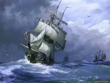 [Школа морского пейзажа] Буревестник (Дмитрий Роза)
