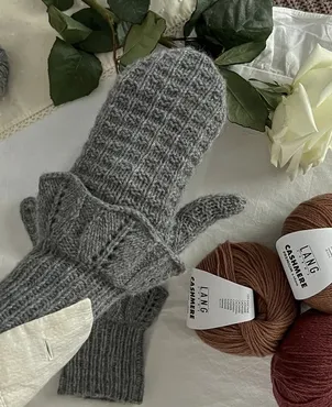 Варежки Waffle_mittens (Елена Митина)