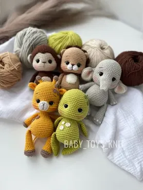 [Baby_toys_knit] Коллекция Сафари (Карина Идиятуллина)