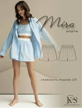 [kaminskaya-sews] Женские шорты MIRA. Размер 46. Рост 170 (Кристина Каминская)