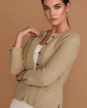 [Домоседка] Женский жакет Raffia  (Ким Харгривз)