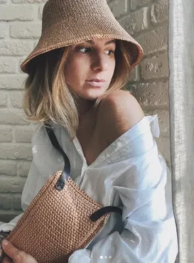 [lavka_bulavka] Летняя панама и сумка Summer (Анастасия Асанова)
