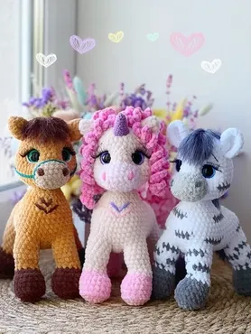 [grebneva_toys] Скакуны (Светлана Гребнева)