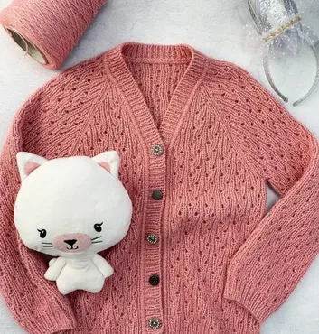 Кардиган детский Нежный (kolechkoknit)