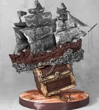 [gala.cake.couture] Торт Корабль (Галина Егиазарян)