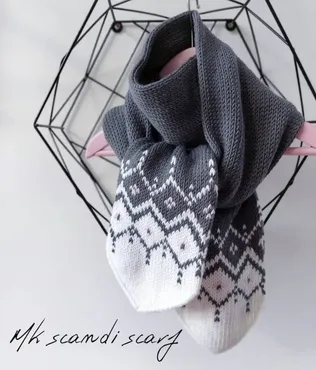 Шарф Scandi scarf (Алёна Михайлова)