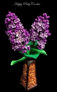 Lilac Flower/Сиреневый цветок (HappyPattyCrochet)