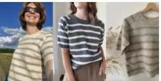 [Вяжи.ру] Полосатая футболка Lakes Stripe