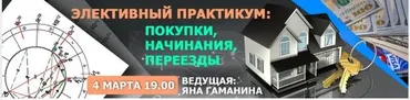 Элективный практикум: покупки, начинания, переезды (Яна Гаманина)
