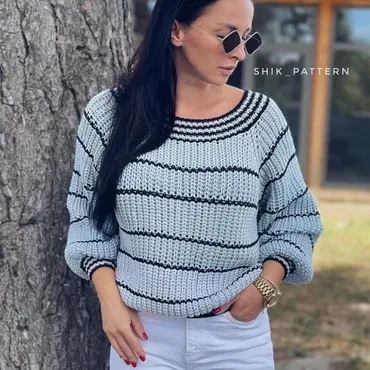 [grenka87knit] Джемпер shik_pattern (Вероника Еленич)