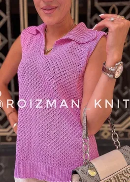 [roizman_knitt] Поло Stylish (Анна Роизман)