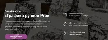 [Художник Online] Графика ручкой Pro. Тариф - Без обратной связи (Роман Круглов)