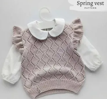 Жилет с рюшами Spring vest (ola_lukola)