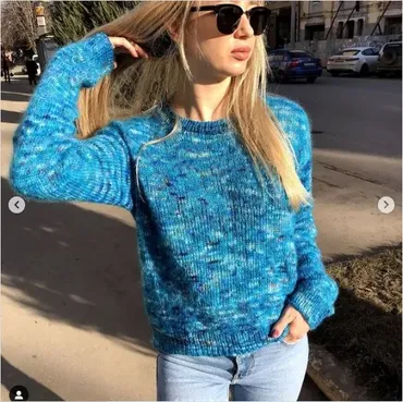 Свитер Космический мохер (zimawool)