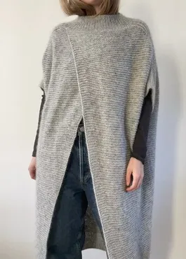 [Вяжи.ру] Длинная безрукавка Umma (Aegyoknit)