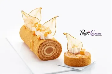 [PastryCampus] Рулет Медовик с грушами и чаем (Мария Селянина)