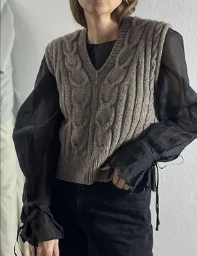Стильная безрукавка косами Tulip Loop (Other loops)
