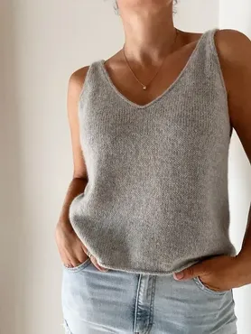 [Вяжи.ру] Майка вязаная сверху Home Camisole (Caidree)