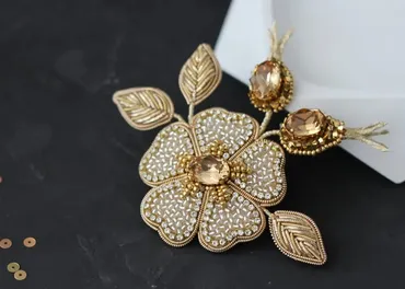 [Christie_jewelry] Брошь Шиповник (Кристина Тришева)