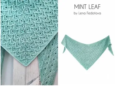 Шаль Mint Leaf (Elena Fedotova)
