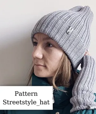 [sapelkina_knitting] Шапка Streetstyle (Татьяна Сапелкина)