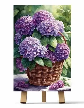 [Рисуем дома] Гортензия (Ирина Шпакова)