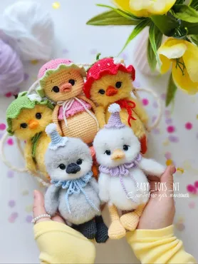 [Baby_toys_nt]  Птенчики (Надежда Панкова)