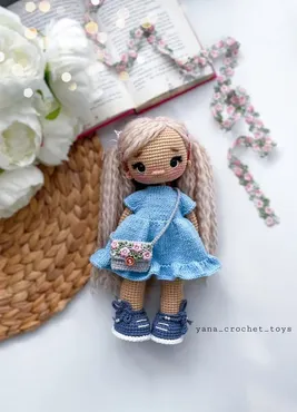 [yana_crochet_toys] Кукла Дженни (Яна Дмитриева)
