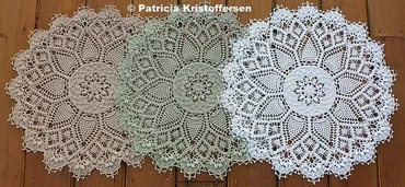 Салфетка Pineapple Song 2, 3, and 4 Doily  (Patricia Kristoffersen)