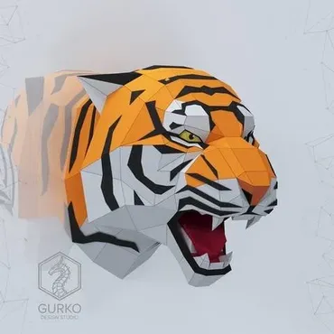 [gurkostudio] Голова злого тигра (Илья Гурко)