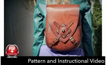 [DieselpunkRo] Кожаный рюкзак Crossbody