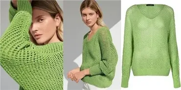 [Вяжи.ру] Ажурный джемпер Alta Moda Cotolana 18/10