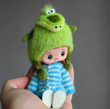 [BambinoDolls] Шапочка крокодил для ob11