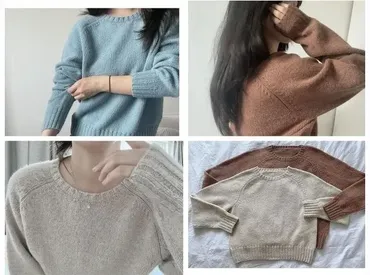 [Вяжи.ру] Модный свитер с анатомическим регланом спицами Need More sweater (Nanhee Myung)