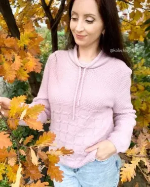 [kolechkoknit] Свитер Квадро (Ольга Кольцова)