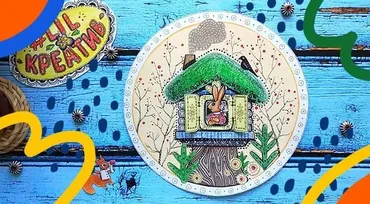 [Lil School] Как нарисовать заюшкину избушку (Лариса Лебедева)