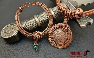 [Студия Рукодел] Плетение из проволоки в технике Viking Knit и Wir Wrap (Валерий Воробьев)