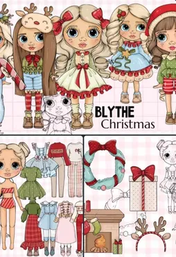 [Palmpink Illustrations] Набор иллюстраций Blythe Christmas (Дарья Львова)
