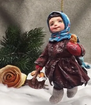 Игрушки из ваты «Зимние забавы» (Татьяна Броницкая)