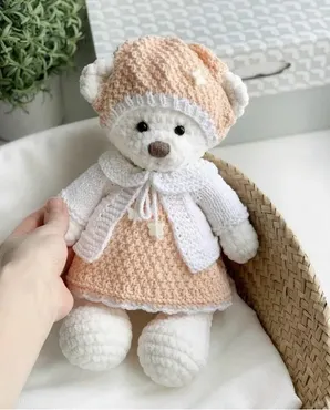 [helena_toys_dmitrov] Комплект одежды Жемчужный (Елена Харитонова)