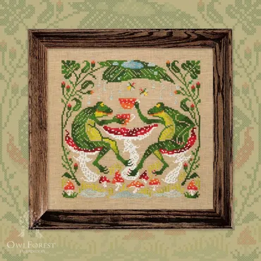 Электронная схема «Кафе «Мухомор» (OwlForest Embroidery)
