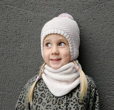 [svetlana_podoplelova] Шапочка с подкладом Little style (Светлана Подоплелова)
