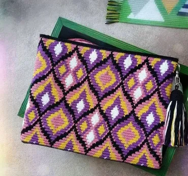 Клатч Калейдоскоп (lesnoy_ezhik.knits)