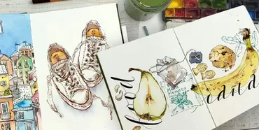 [Marker School] Скетчбук: дневник художника. Тариф Без проверки (Лена Крымина)